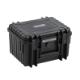 OUTDOOR kuffert i sort 250x175x155 mm med polstret skillevæg Volume: 6,6 L Model: 2000/B/RPD